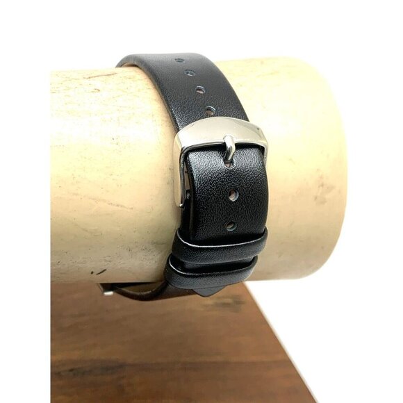 Invicta Women's Watch 22706 Angel Quartz Silver Dial Black Leather Band 40mm - Picture 10 of 14